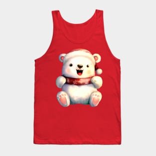 Little Cuties - Jolly Christmas Polar Bear Tank Top